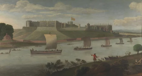 Schloss Windsor vom Buckinghamshire-Ufer